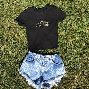 Crop top Band tee